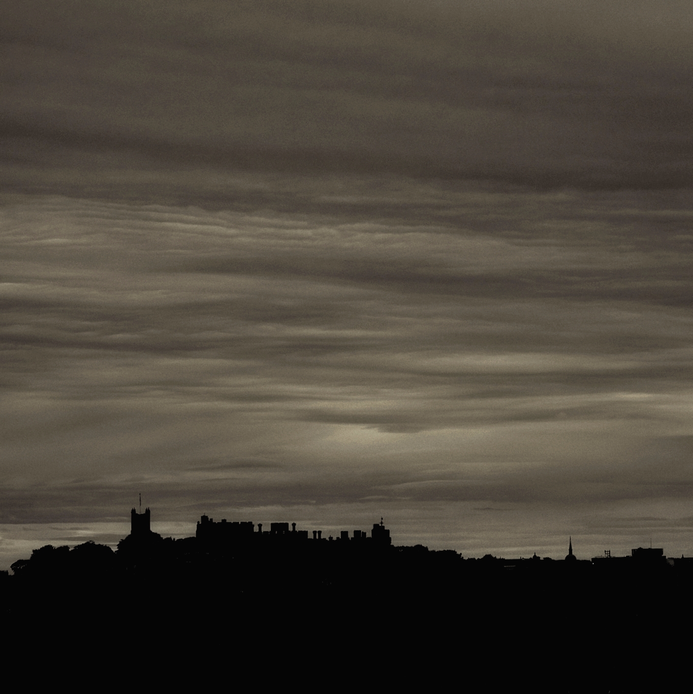 Lancaster Castle silhouette 