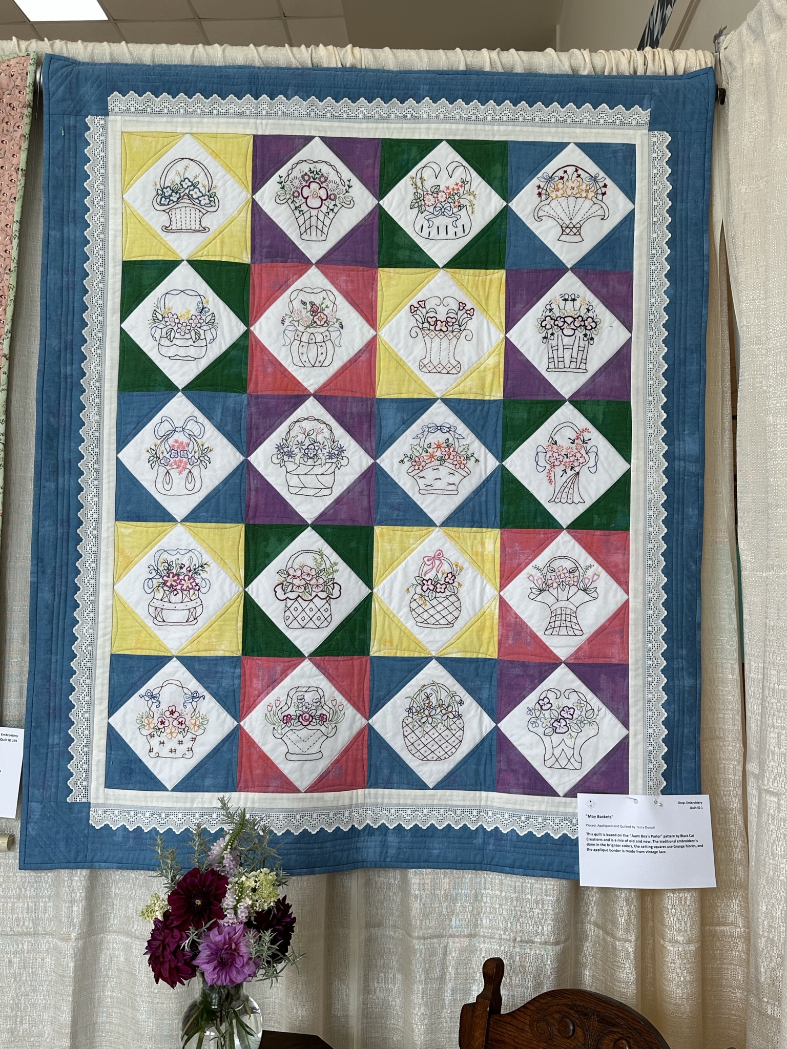 Quilt 1 by Terry Donati - May Baskets