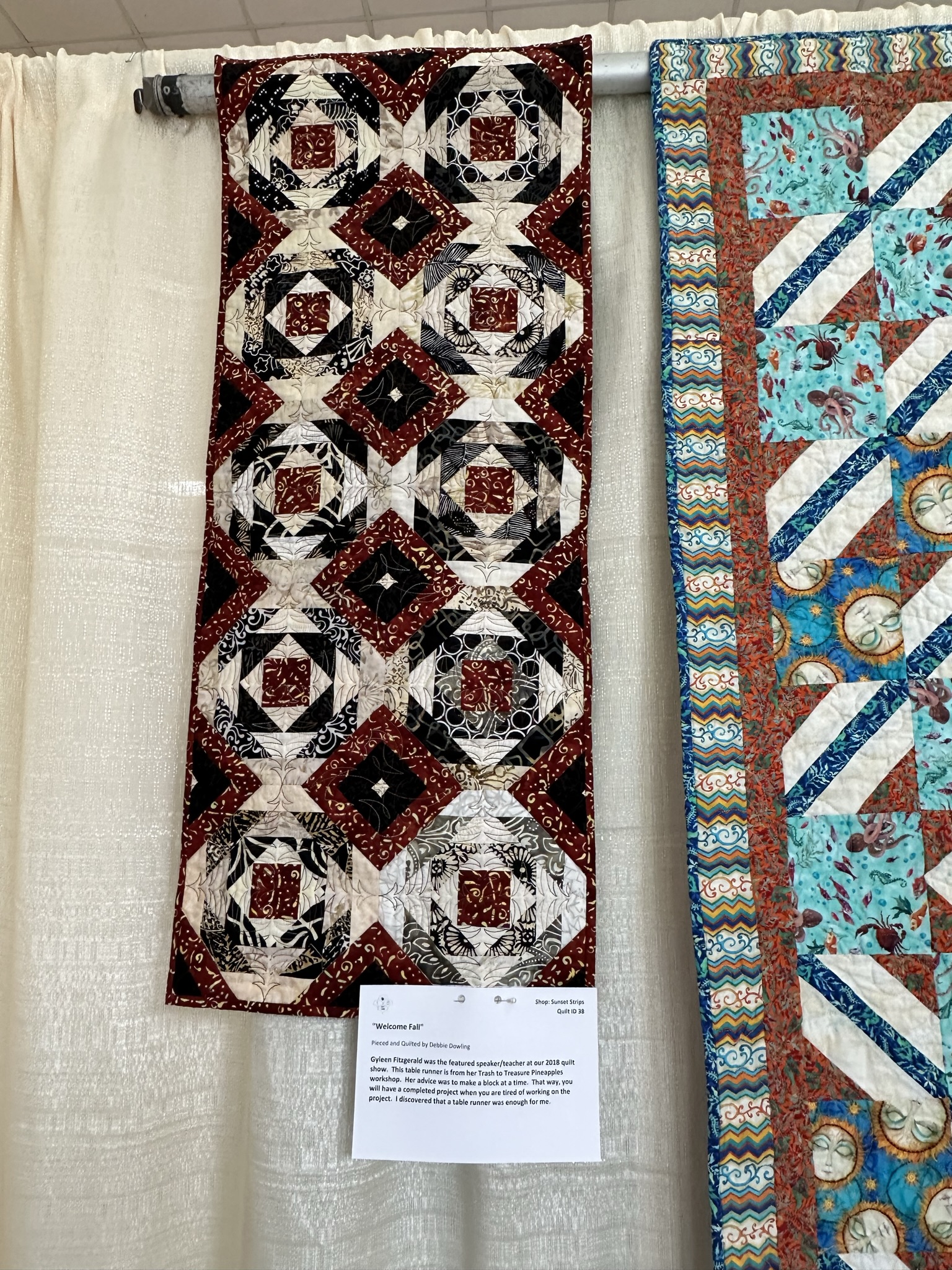 Quilt 38 by Debbie Dowling - Welcome Fall