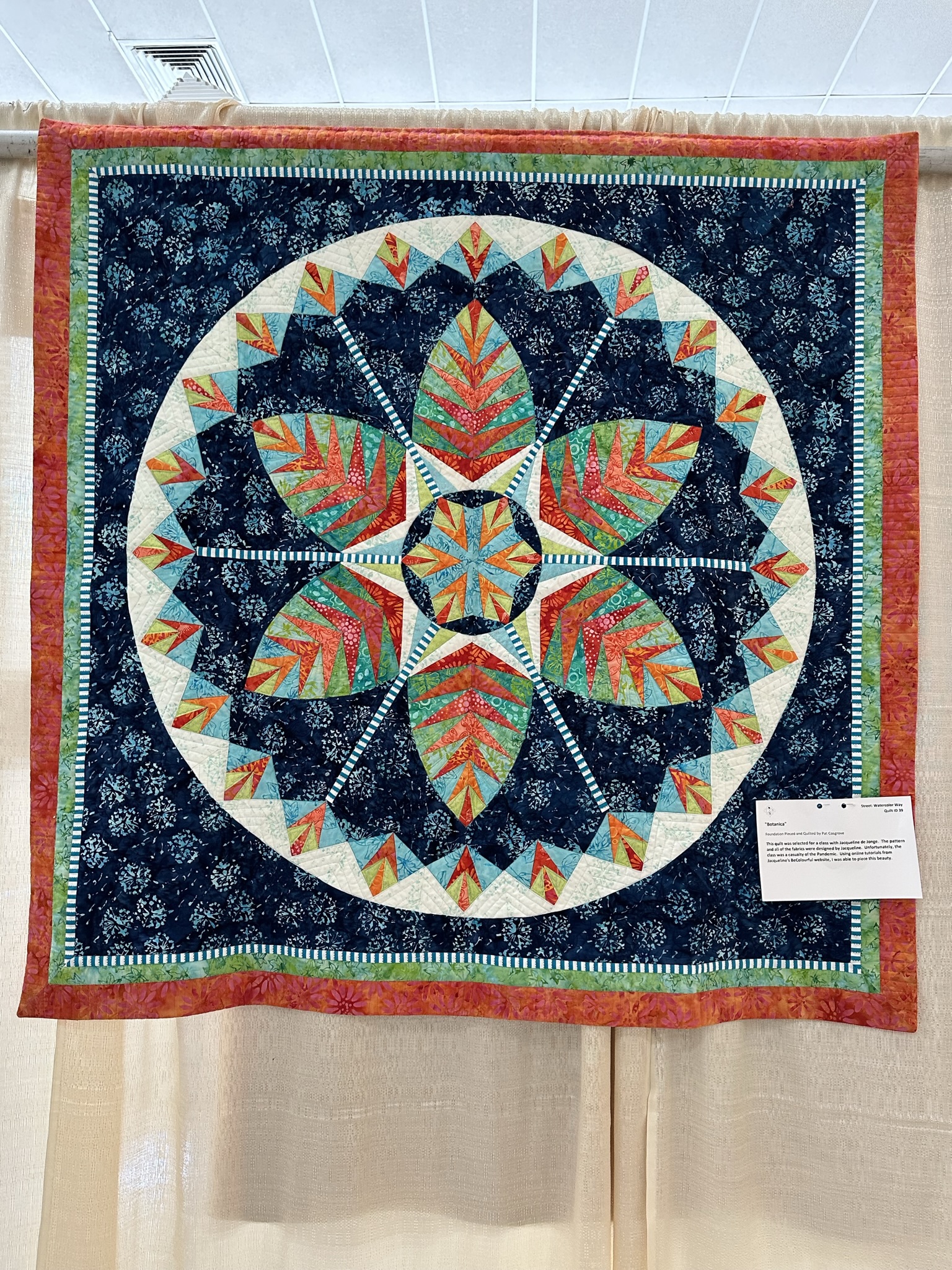 Quilt 39 by Pat Cosgrove - Botanica
