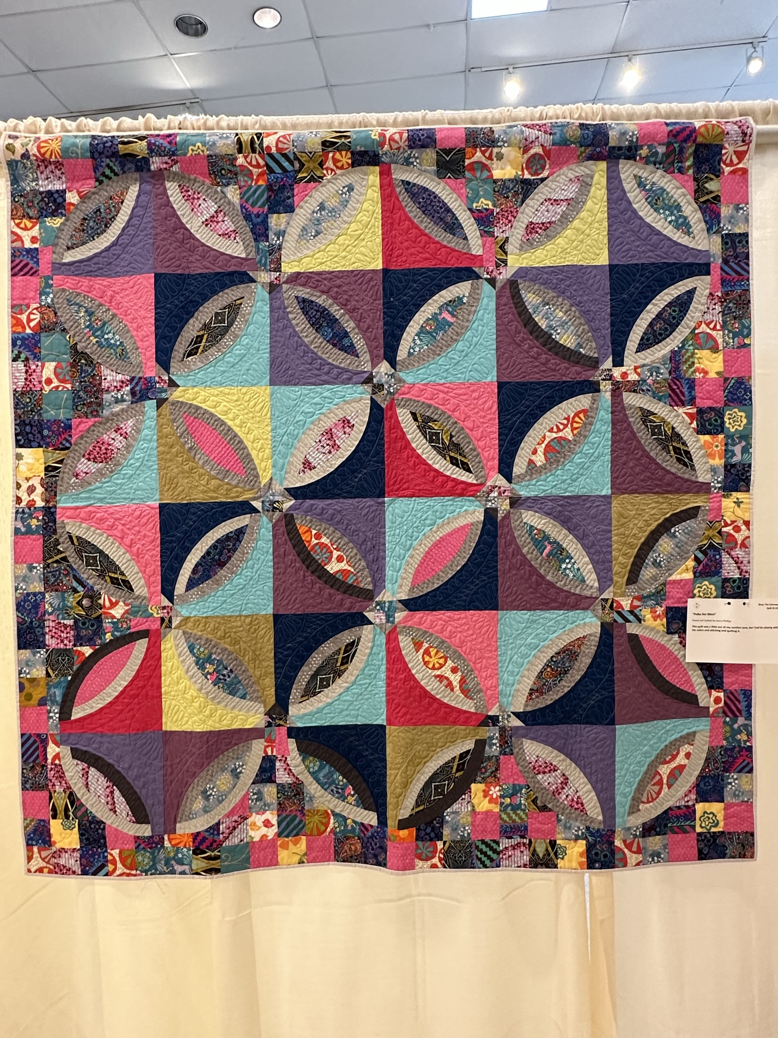Quilt 245 by Leona Phillips - Polka Dot Bikini