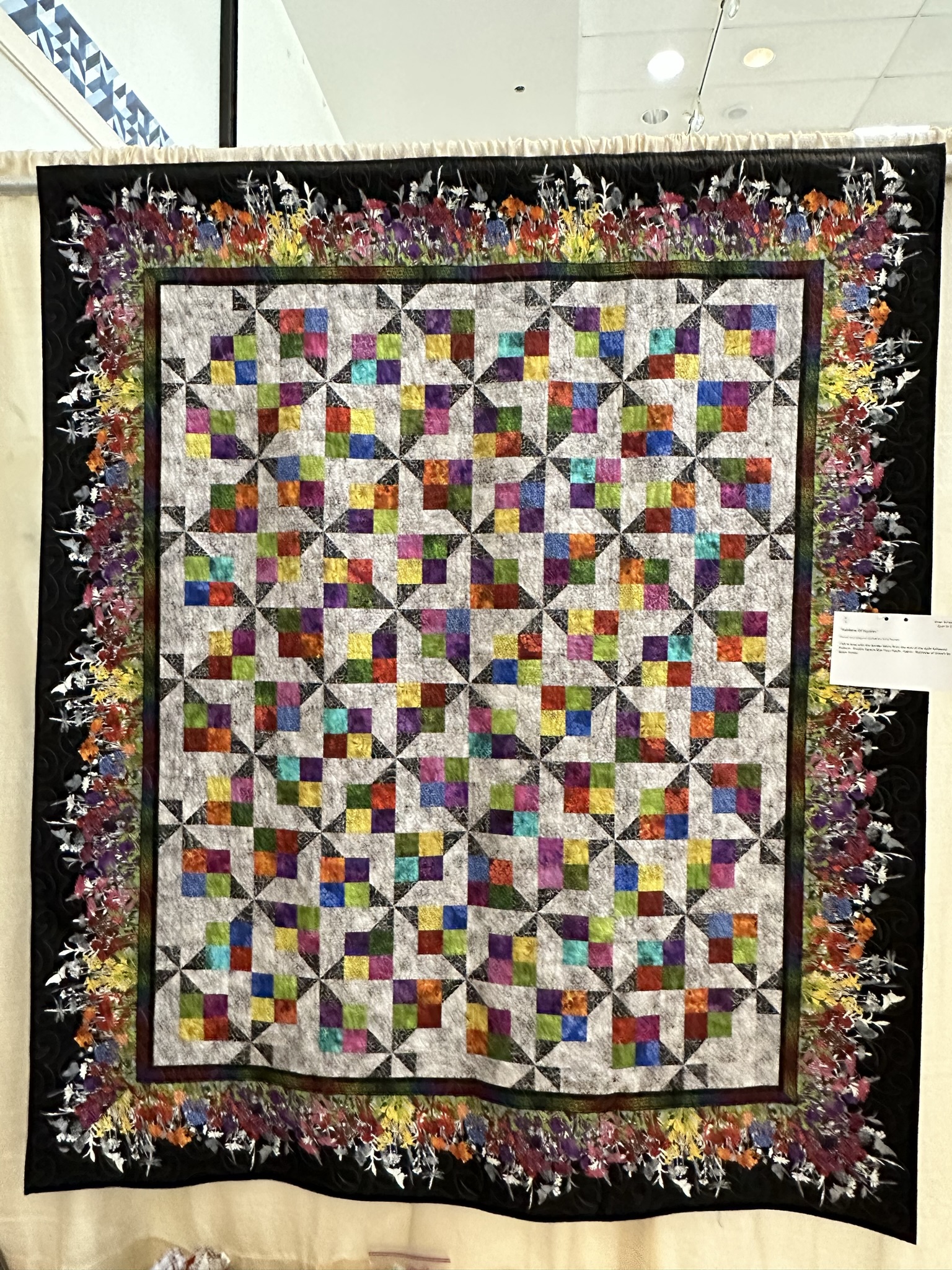 Quilt 258 by Heidi Barrett - Rainbow of Squares