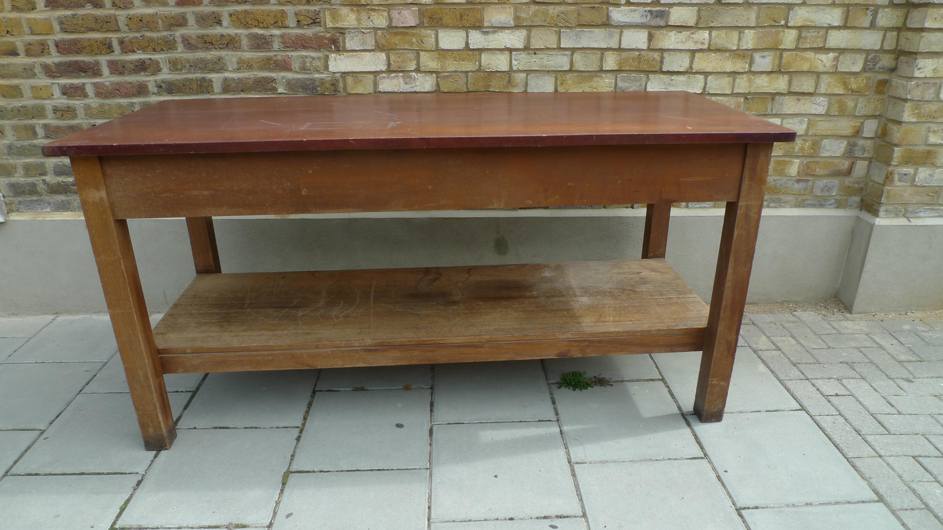 Table Frame Kitchen Island Lab School Desk Map Drawer (1)