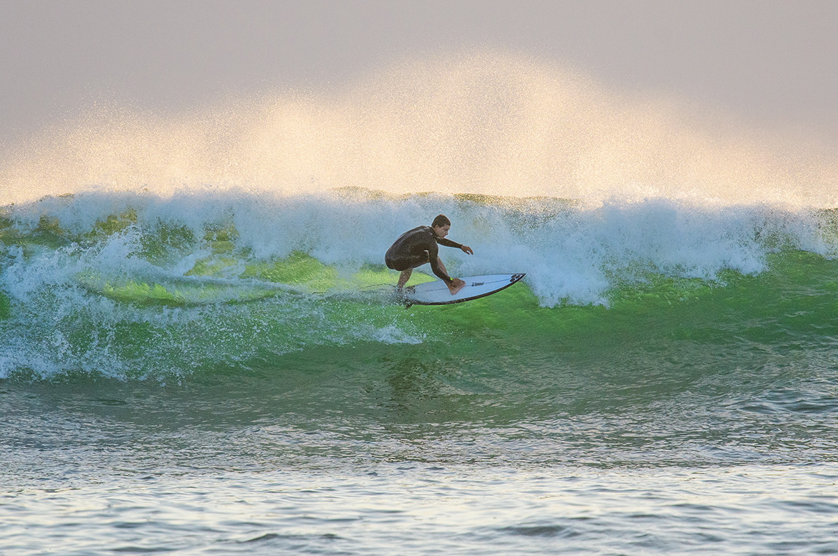 Sunset Surfing