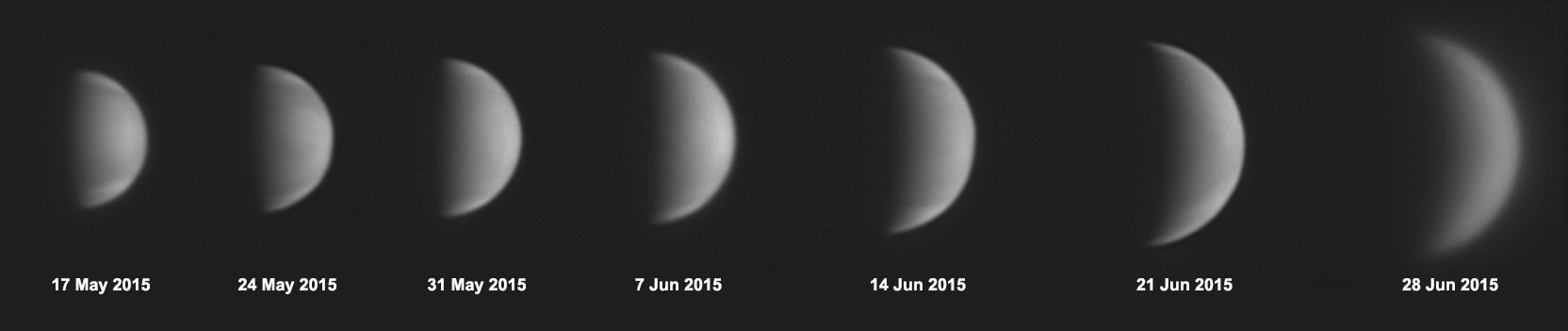 Venus Over Seven Weeks, 2015