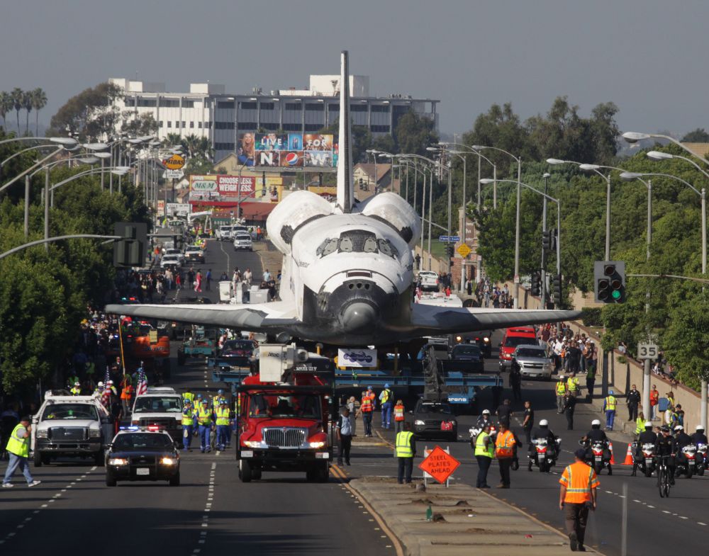 Space Shuttle Endavour, Inglewood, CA, 2012