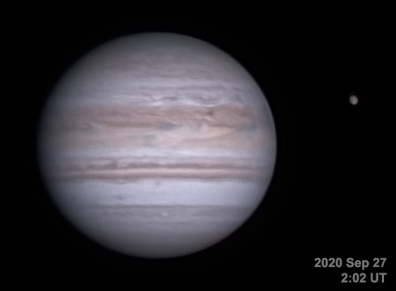 Jupiter and Ganymede -- 9/27/20