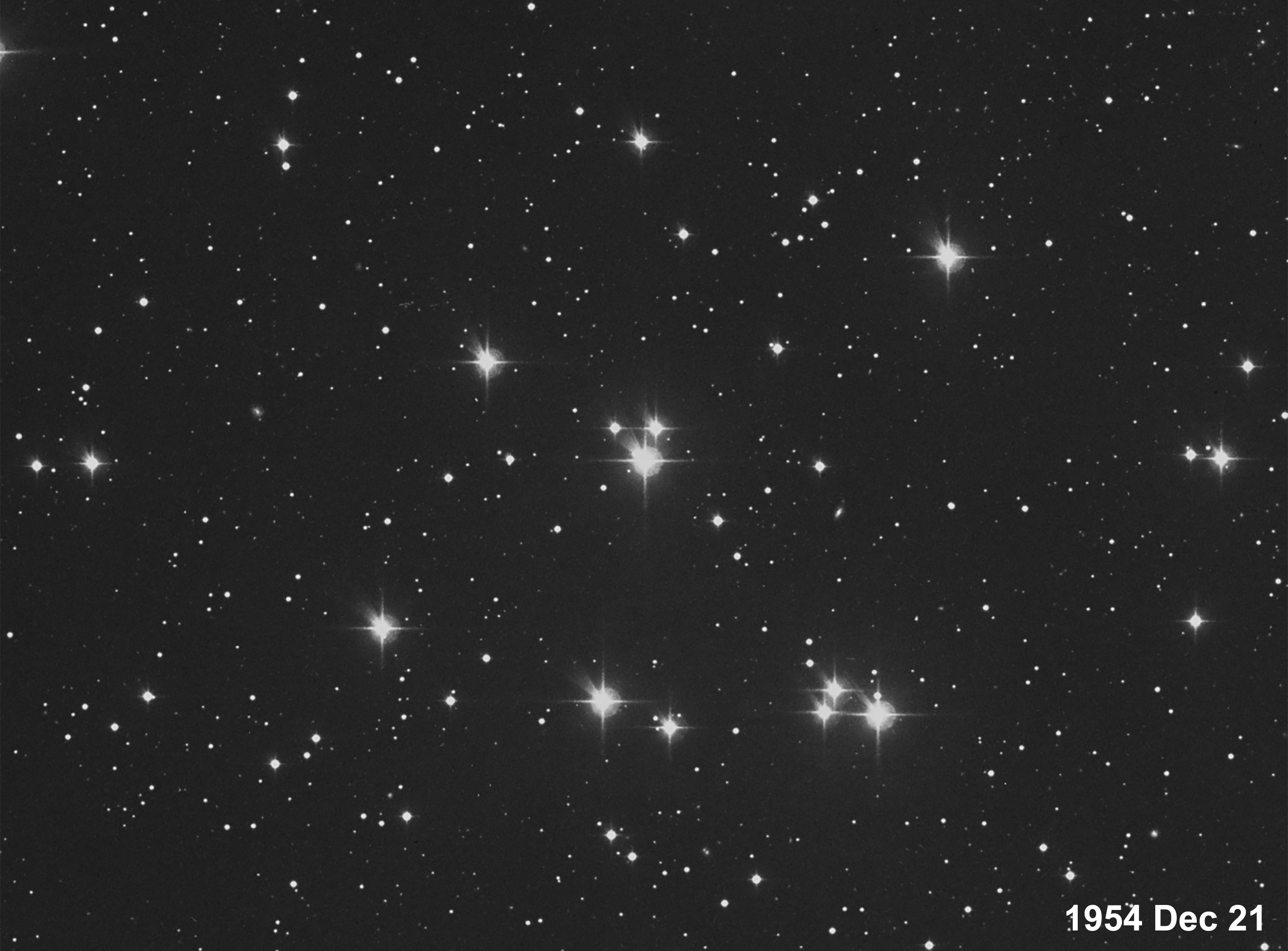 Beehive Cluster: 1954-2024