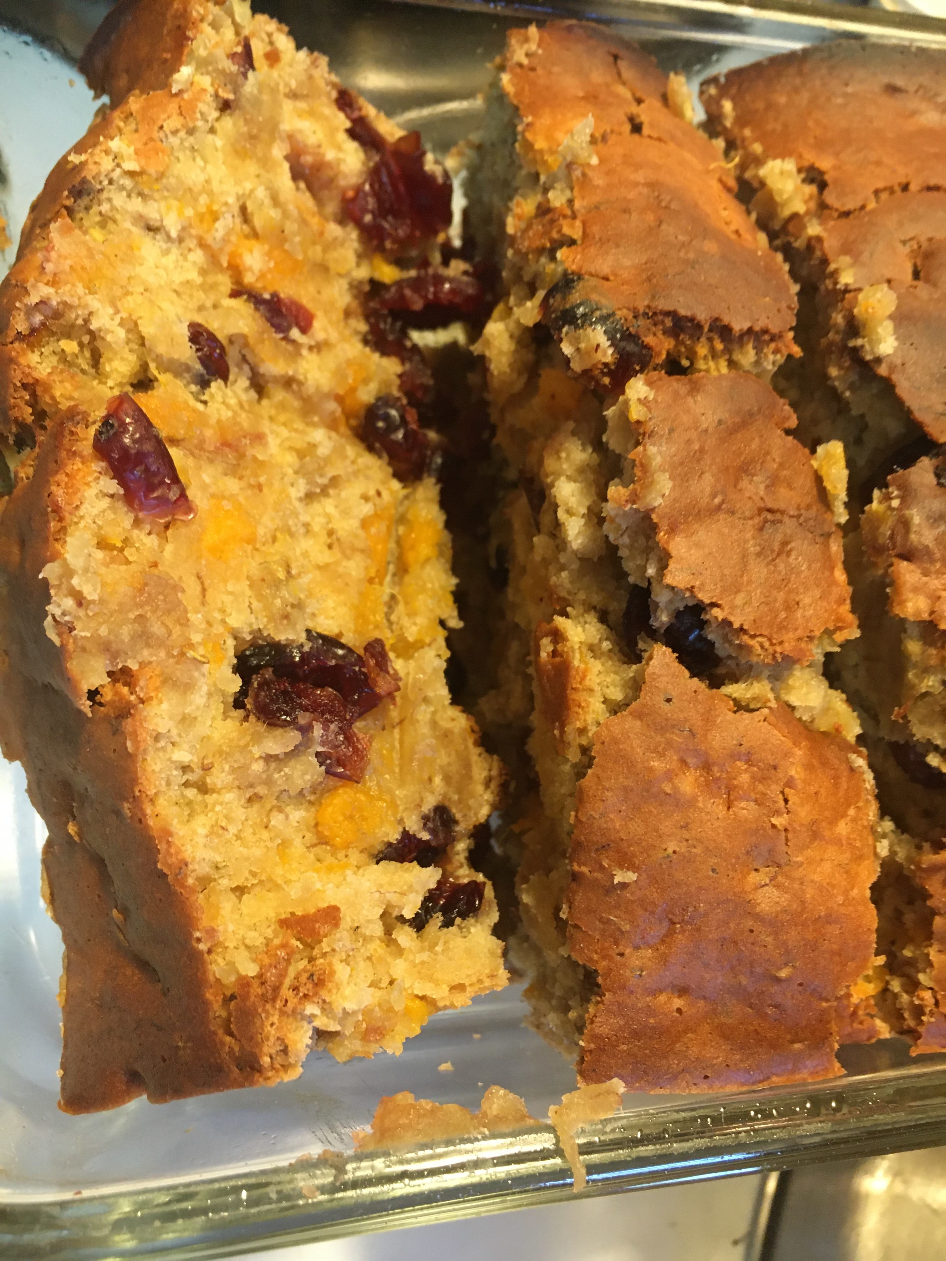 Sweet Potato Cranberry Bread