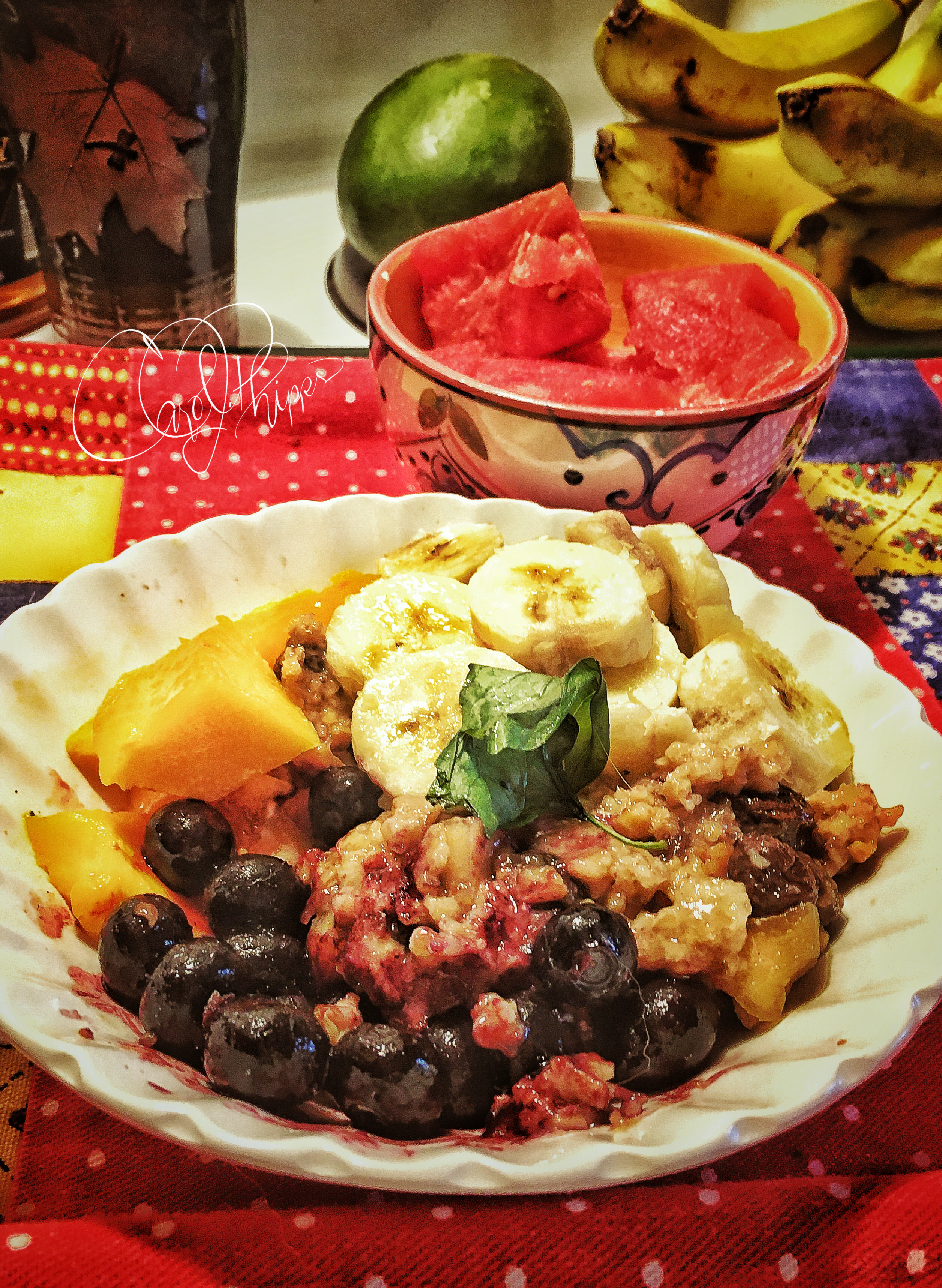 Blessed With Fresh Fruit & Mint