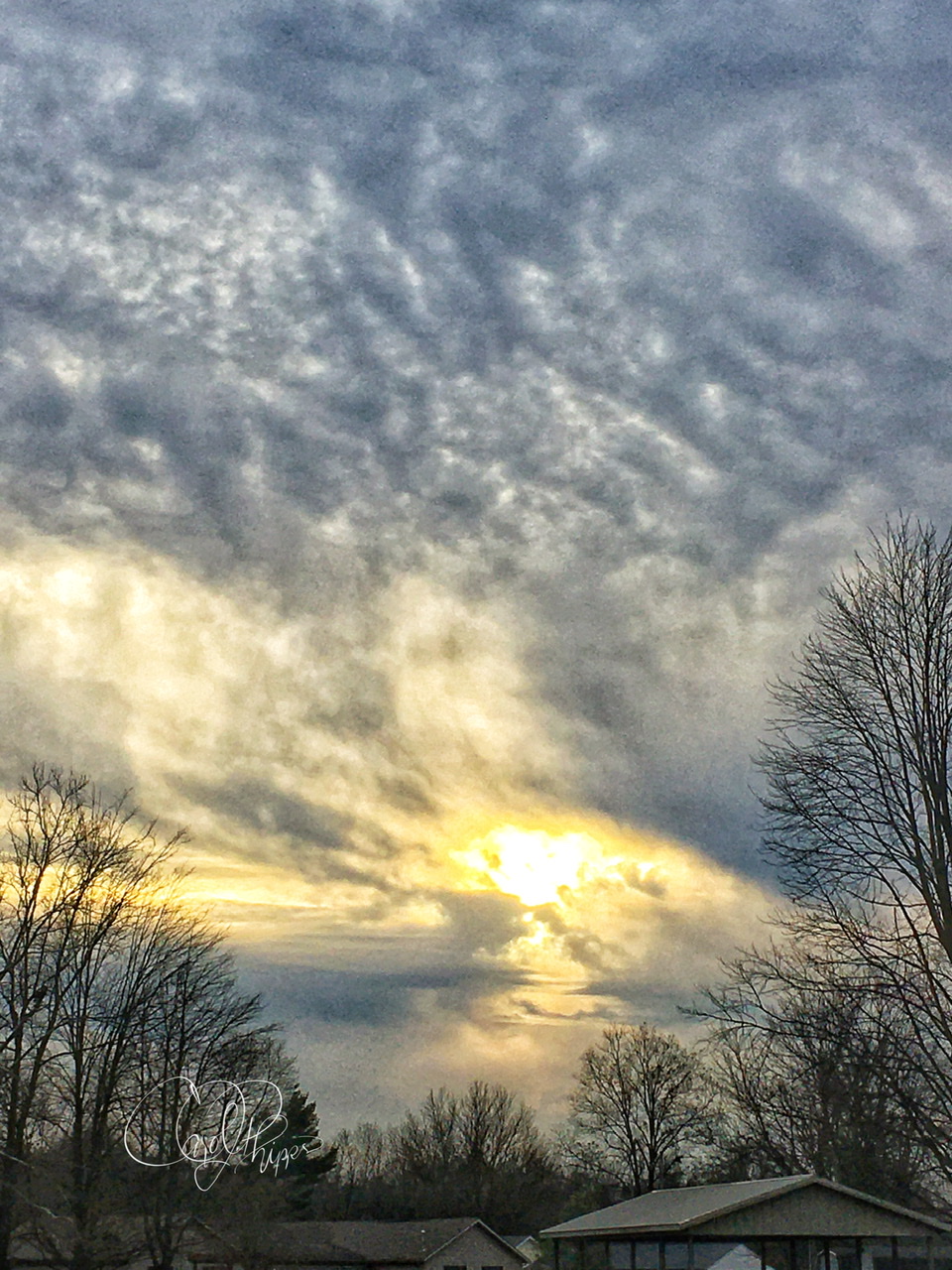 Cloudy Setting Sun!