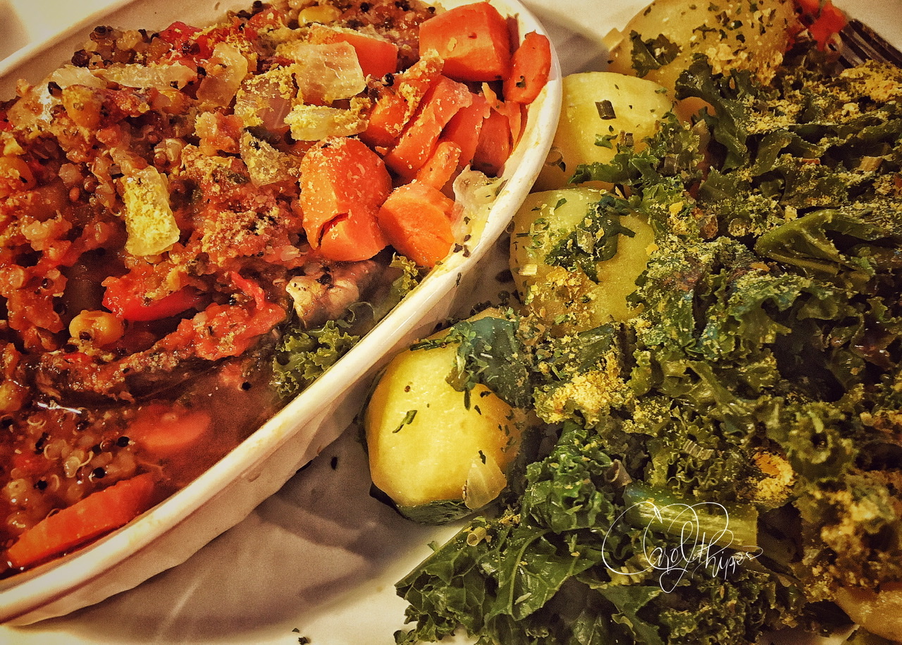 Steamed meal in 15 minutes