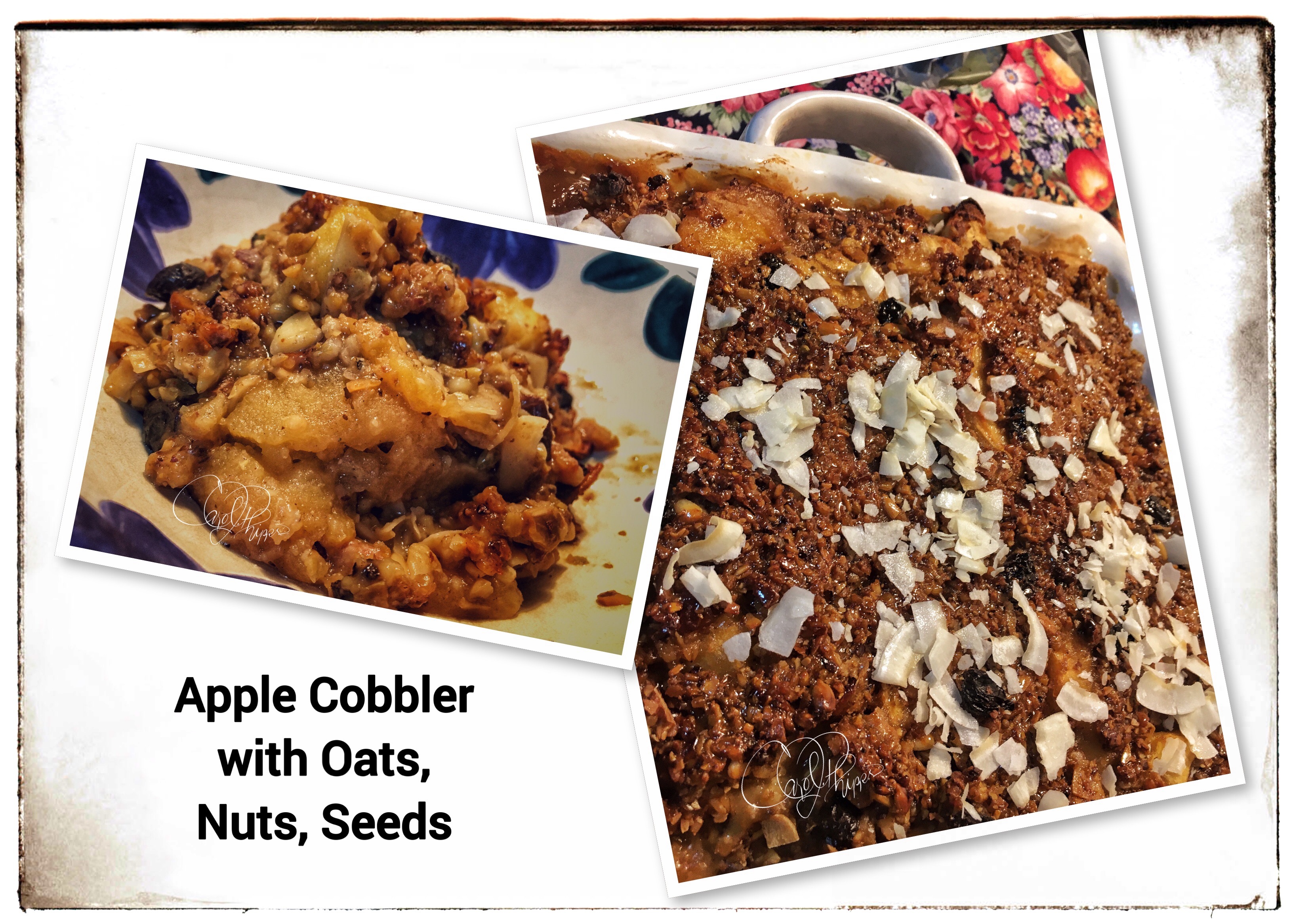  Apple Cobbler with Oats-Nuts-Seeds