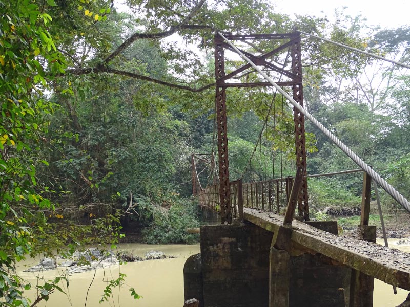 A bridge over the sacred river
