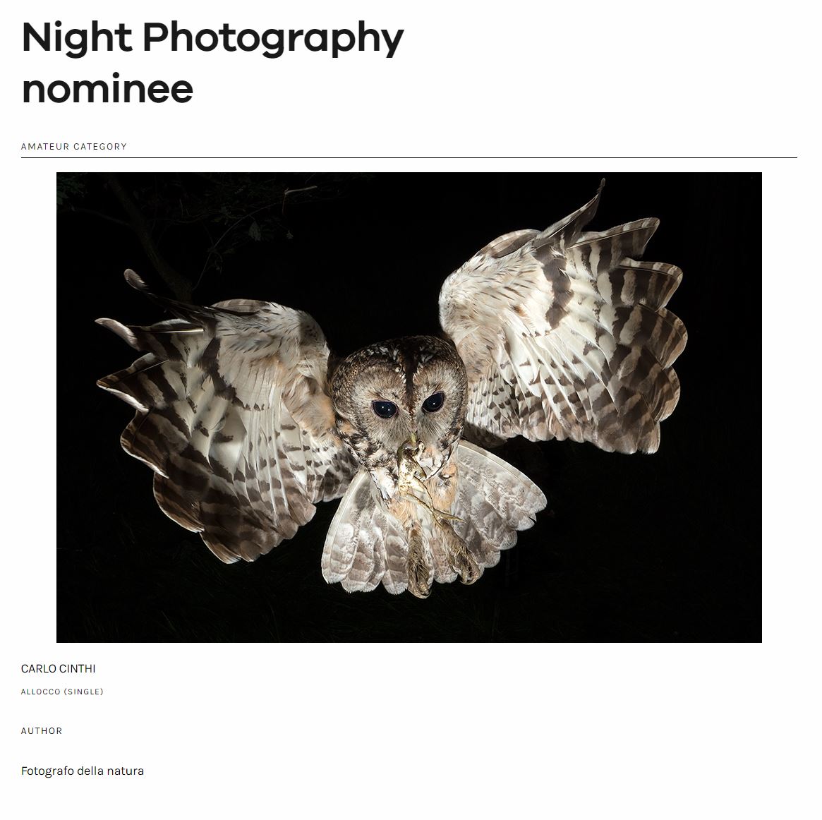 5th Annual Fine Art Photography Awards 2018 