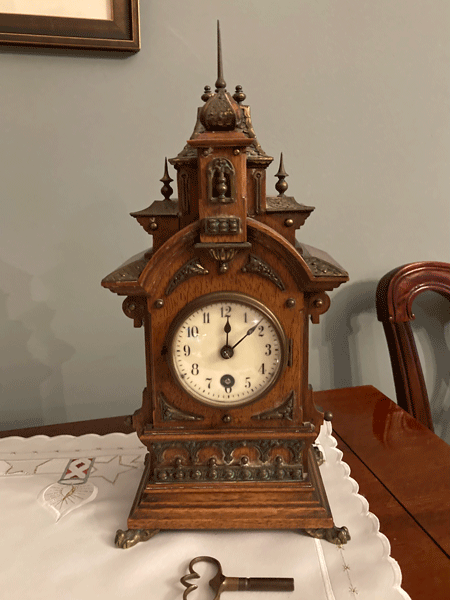 antique German clock