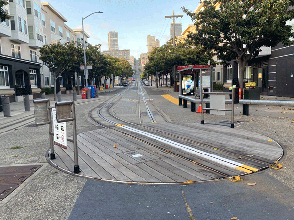 cable car turn-around