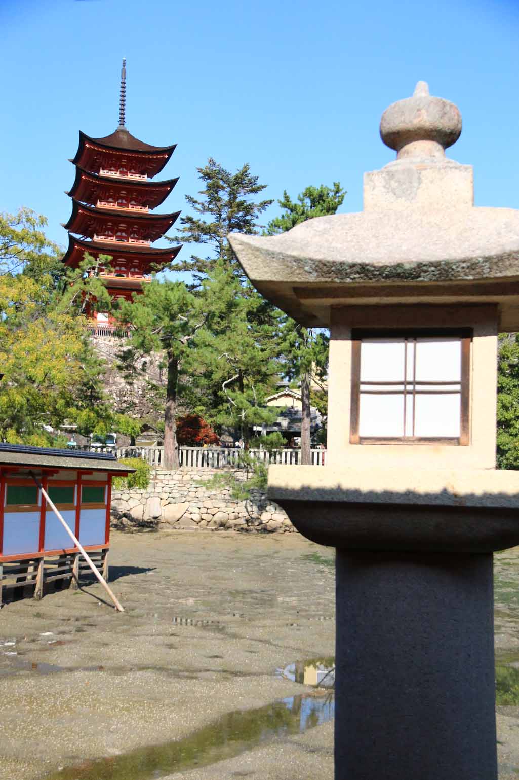 FIVE-STORY PAGODA IN BACKGROUND