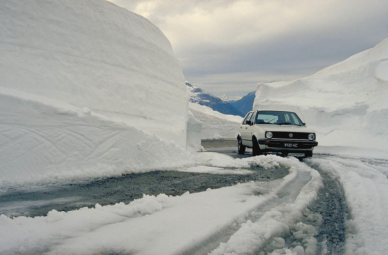 Furka Pass,in June