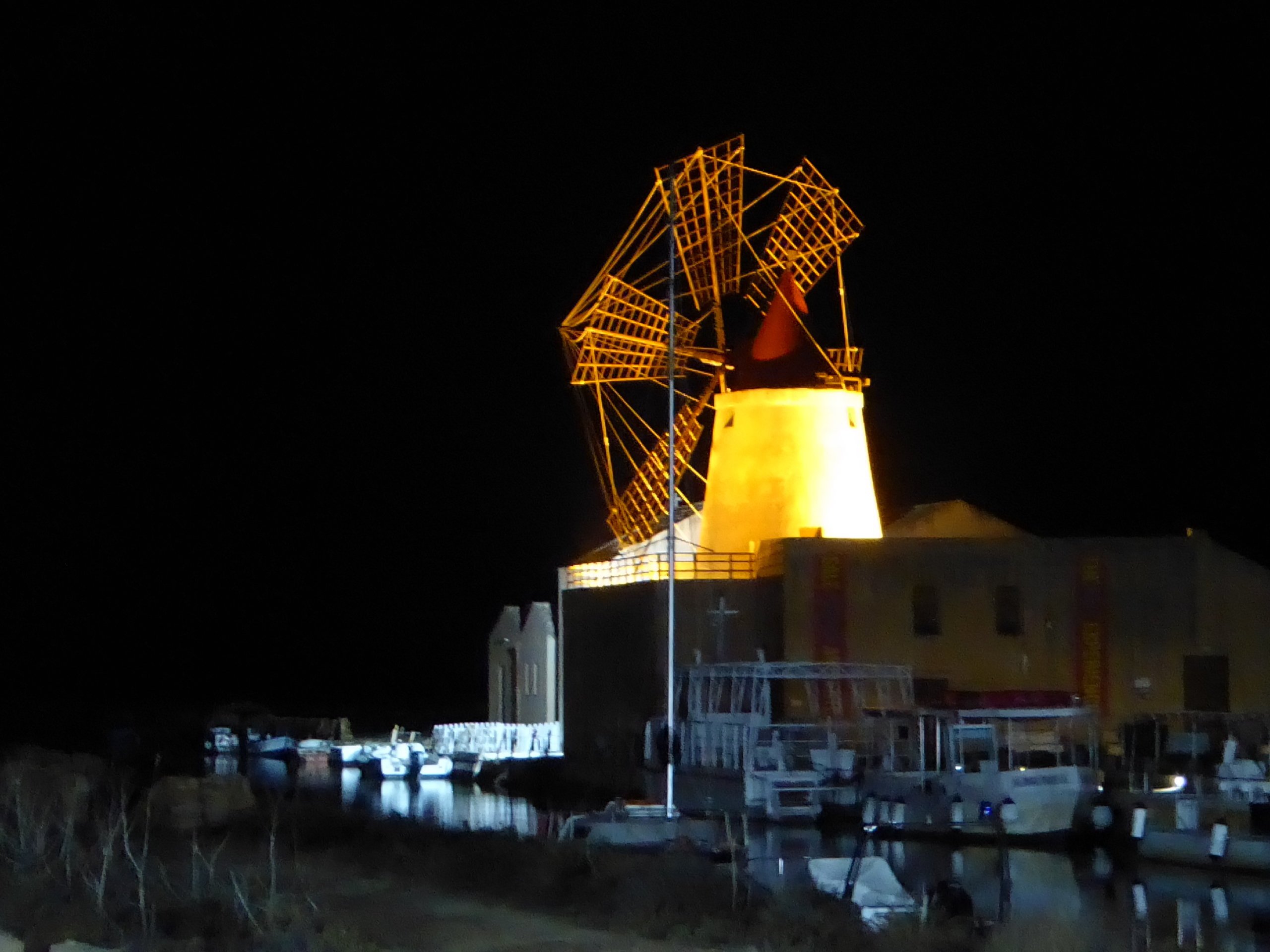 Trapani at night