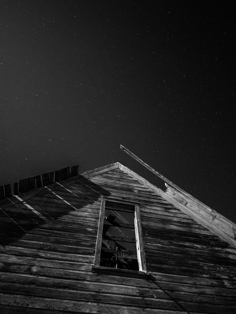 Roofline, Old Building, Montana