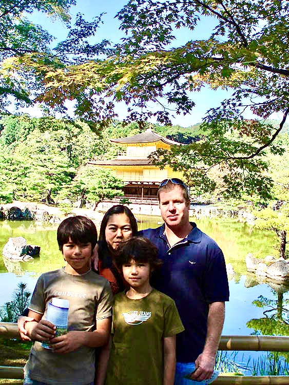 The family in Japan, September 2009