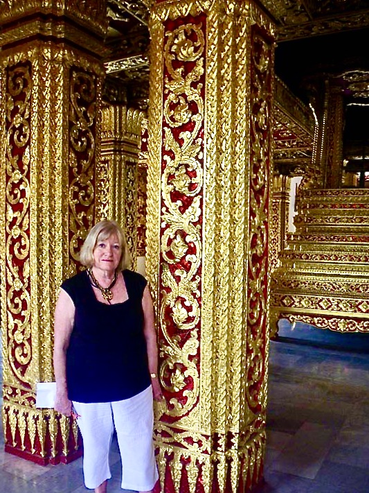 Gilt interior, Ho Pra Bang, Luang Prabang
