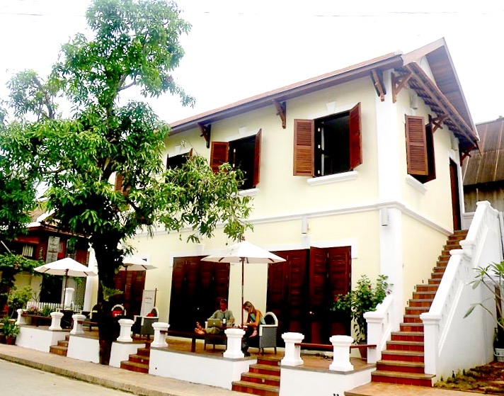 Restored building, now resort accommodation, Luang Prabang