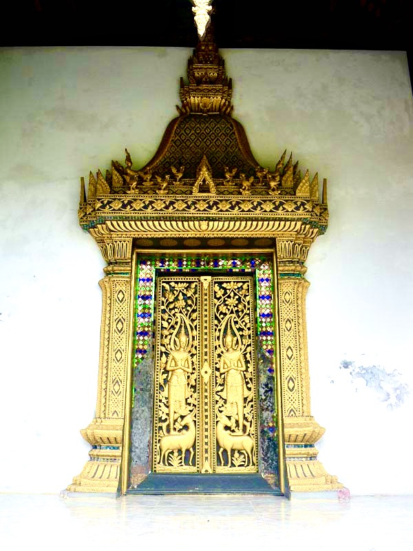 Old temple window, Luang Prabang