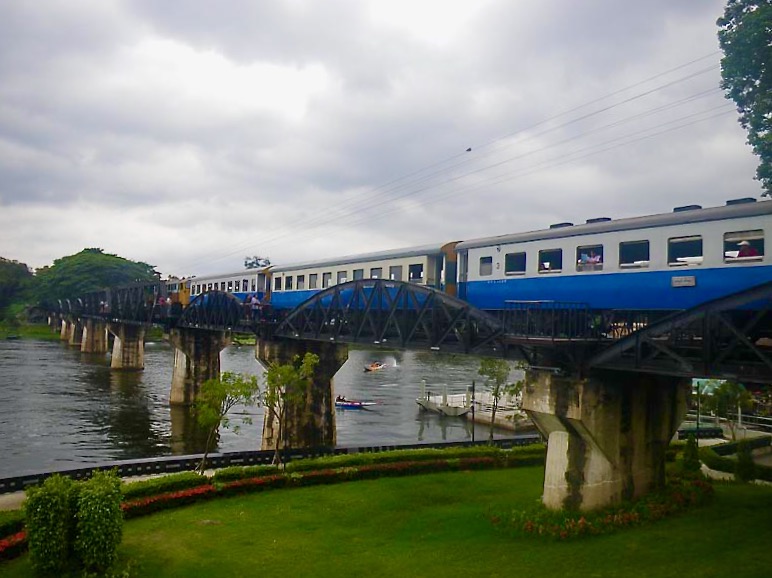 Death Train on Bridge over the River Kwai