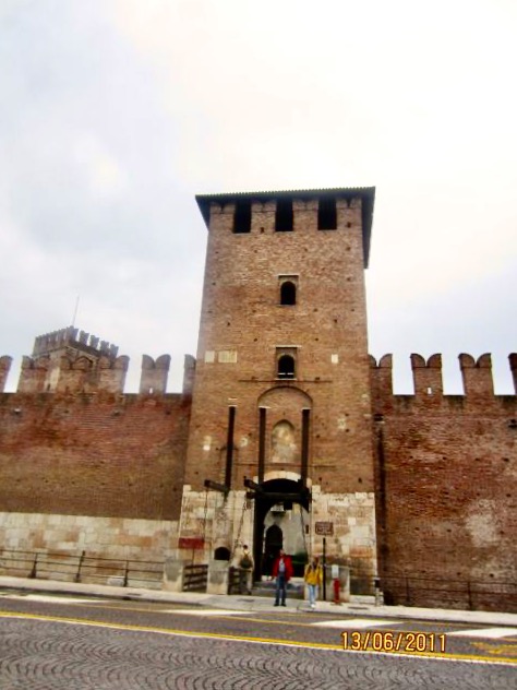 Verona,  Castelvecchio, 1554-56, much rebuilt in 1960's
