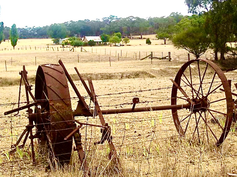 Rusting wheels, Maldon