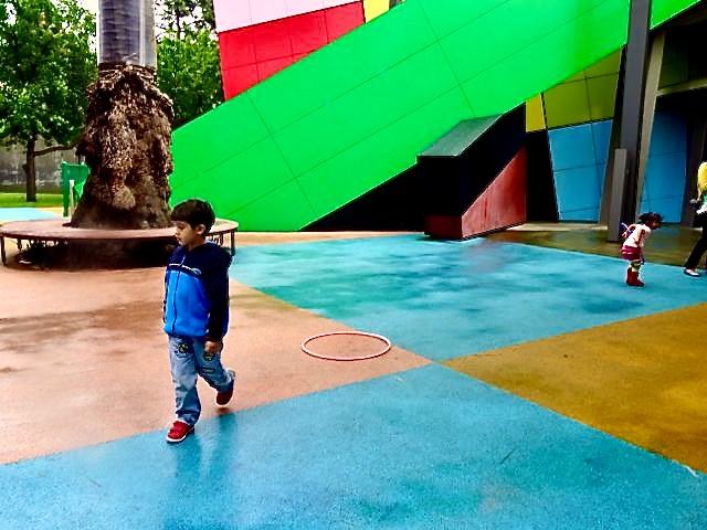 Playing outside