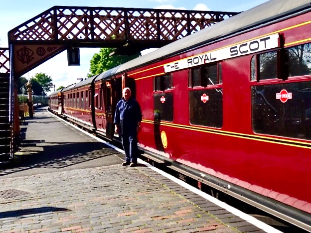 Our train awaits at Bridgnorth Station