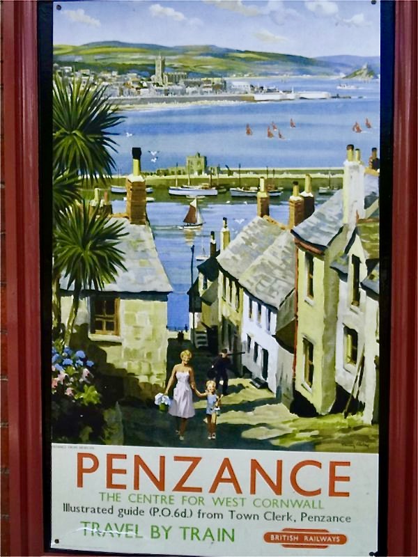 Old railway poster
