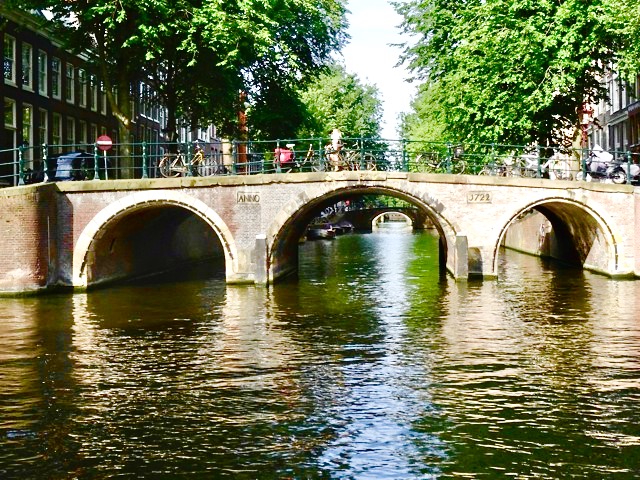 Canal bridges view