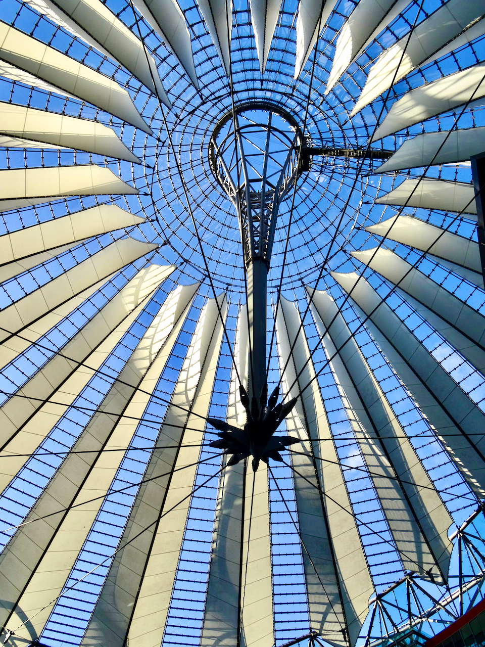 Sony Center, Potsdamer Platz, by day