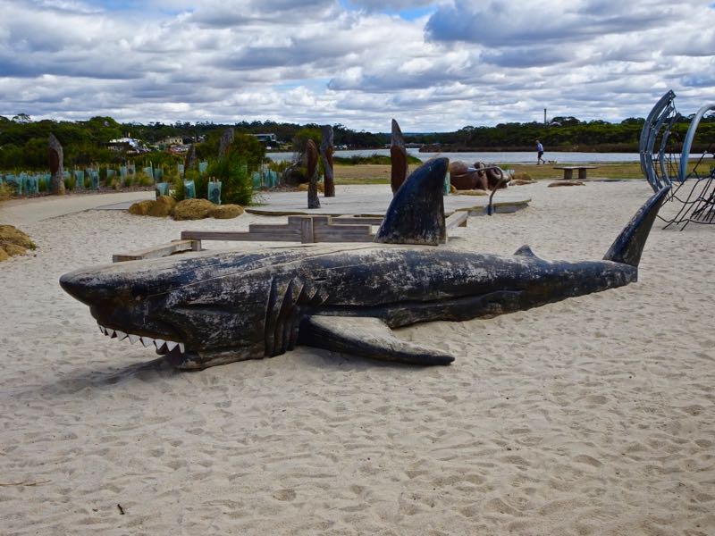 Playground whale at Anglesea