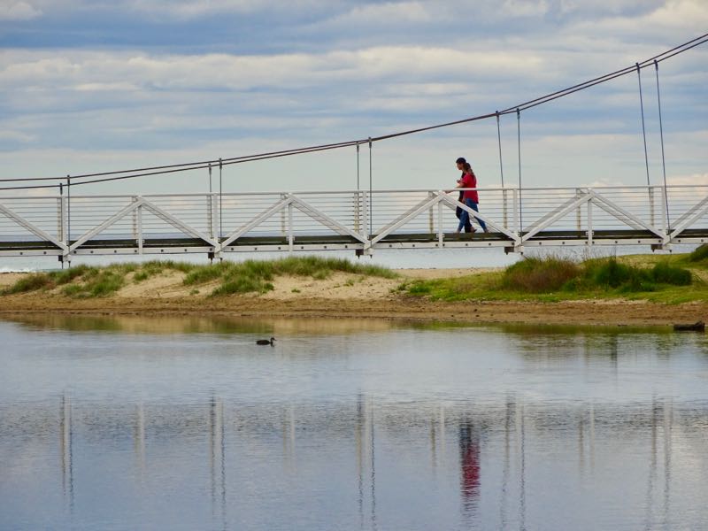 Swing bridge over the Erskine River, Lorne