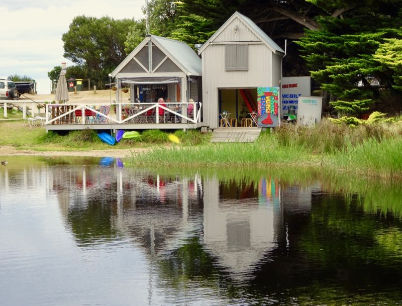 Cafe at the mouth of the Erskine River, Lorne