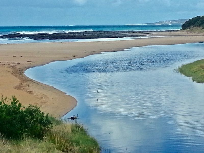 Skenes Creek, along the Great Ocean Road back to Lorne