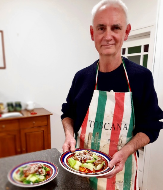 Philip has made our dinner