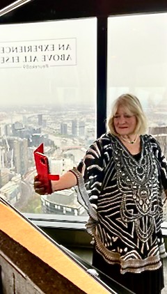 Viewing Melbourne from the Eureka Tower