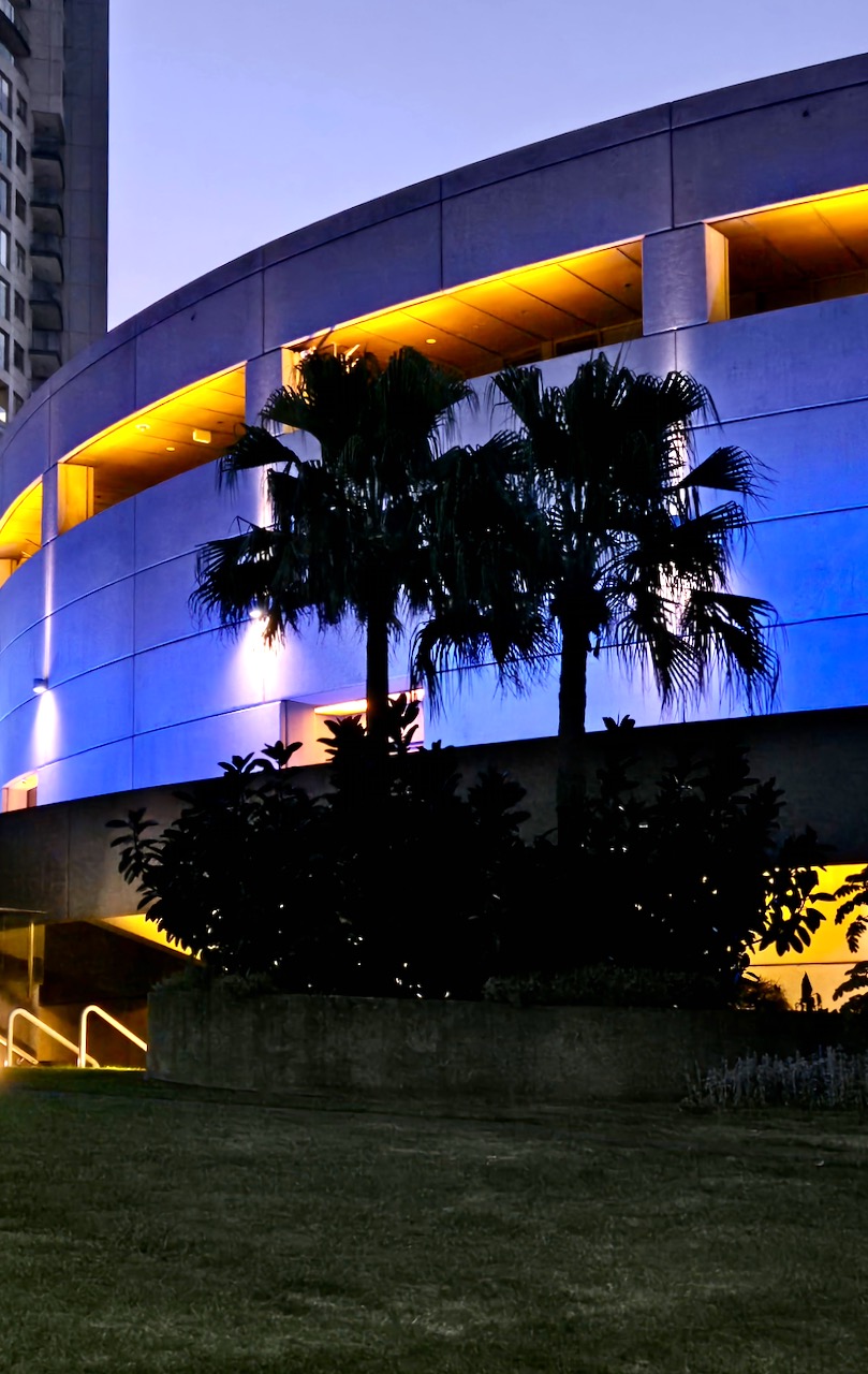 Melbourne at night