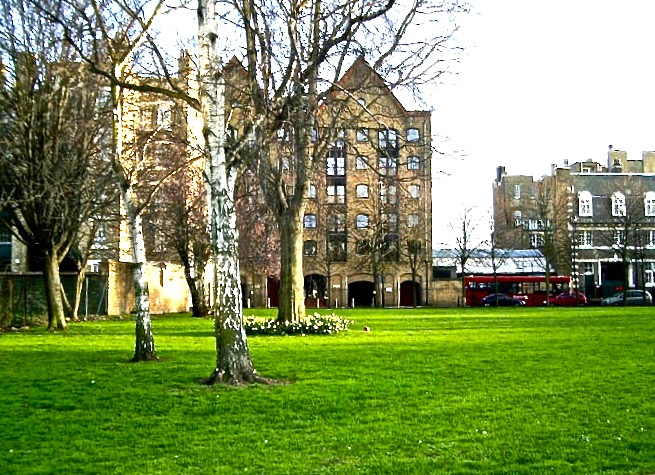 Square in Wapping, East London