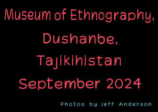 Museum of Ethnography, Dushanbe, Tajikistan cover page.