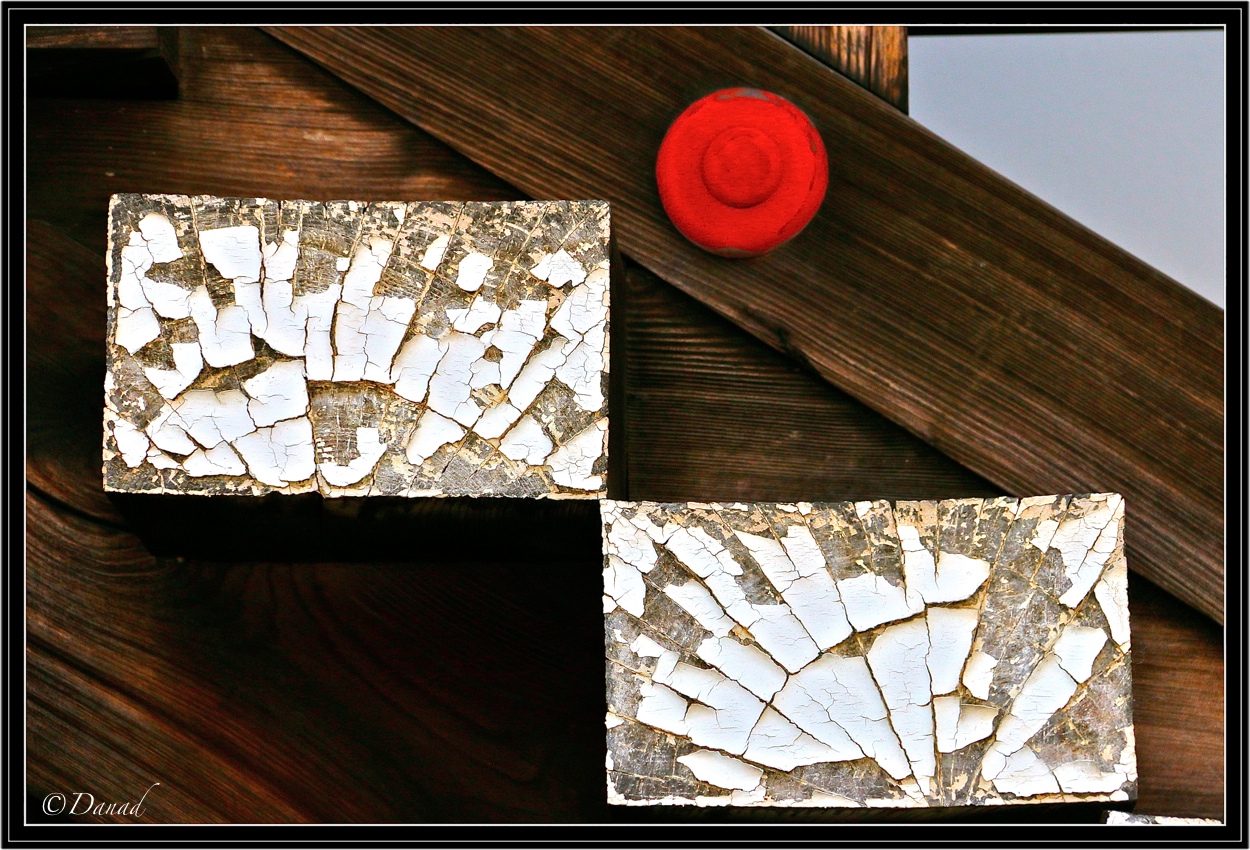 Old Ornaments on a Banister.