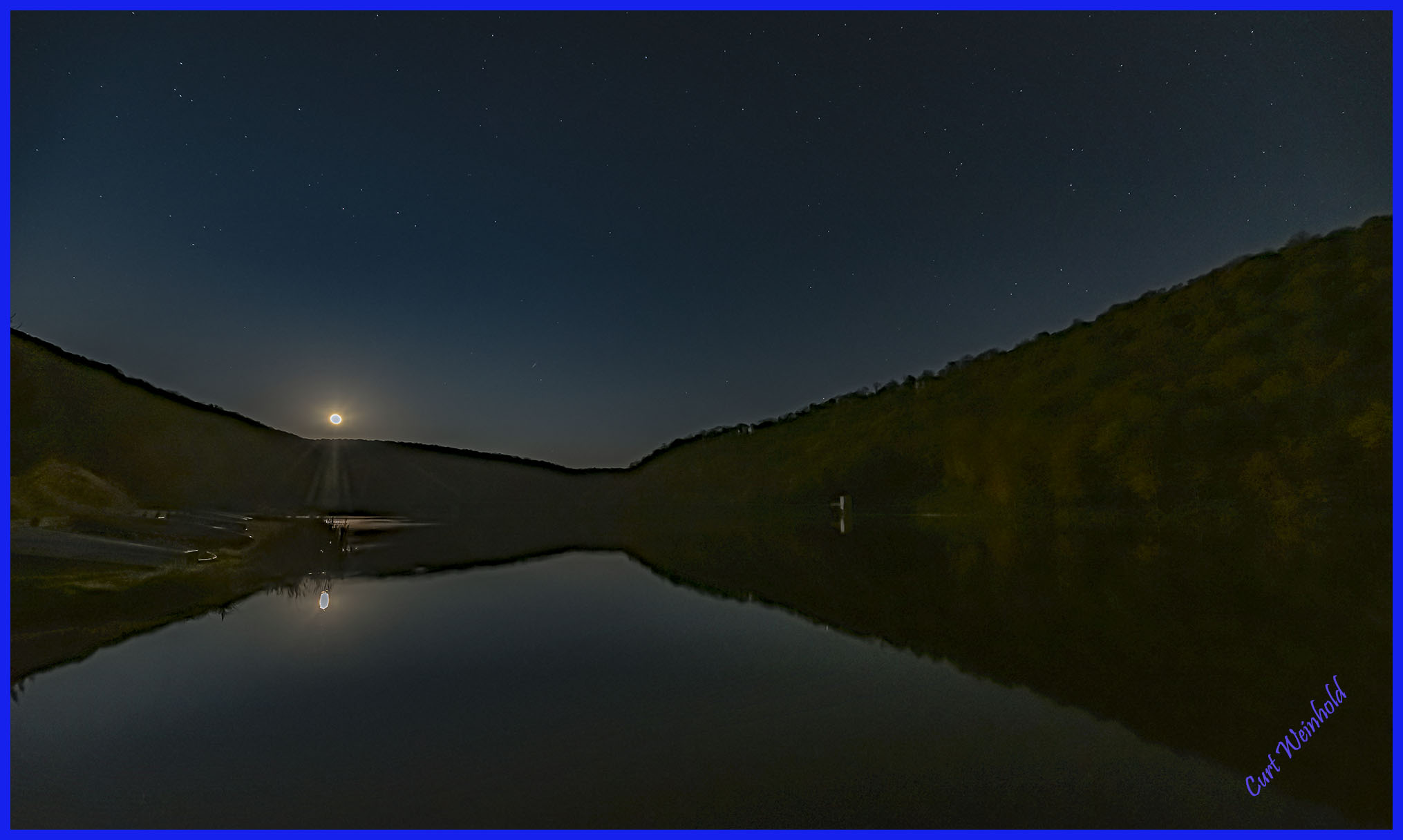Moonrise on Lyman Lake, Potter County Pa