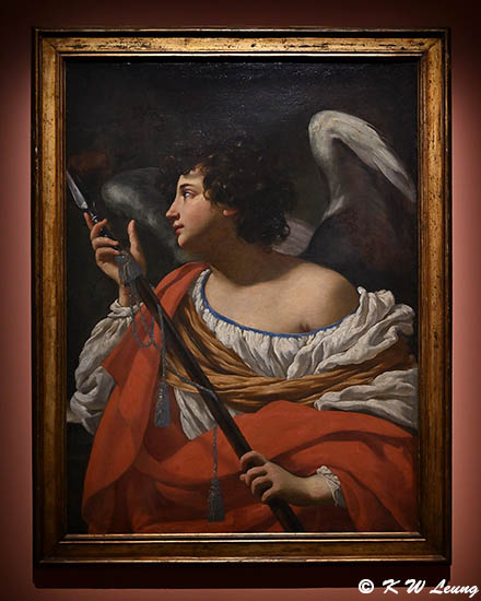 Angel with a Spear (1627) by Simon Vouet