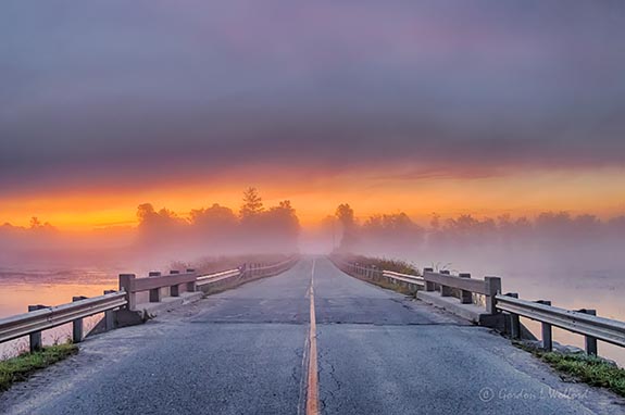 Roses Bridge In Foggy Sunrise P1450317-23